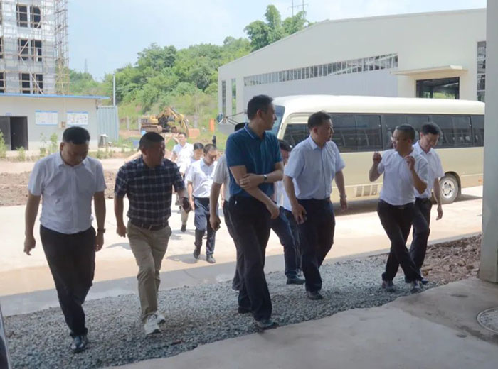 内江市市长李丹一行莅临广发网页版实业基地调研