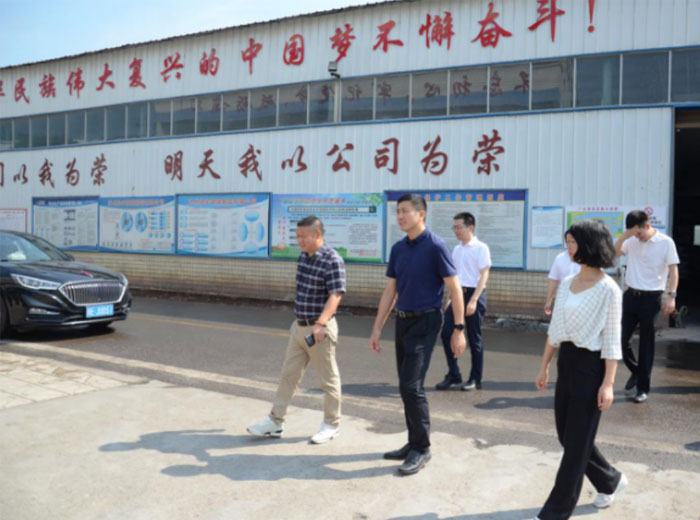 泸县县委书记肖刚一行莅临广发网页版集团总部基地调研